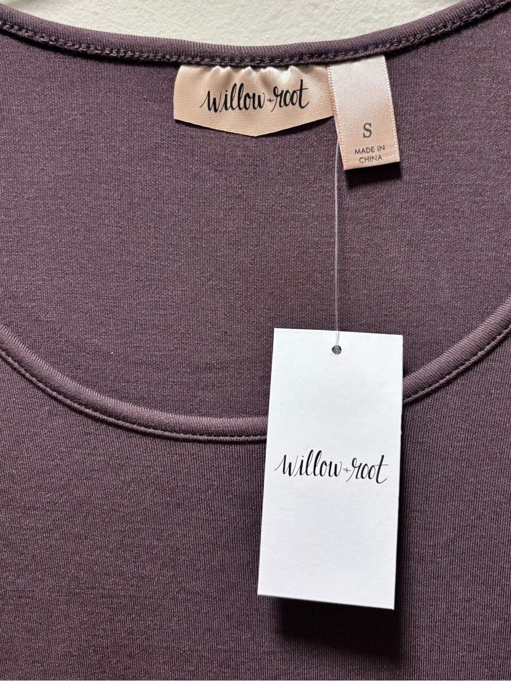 Willow - root Mauve Raisin Lace Bell Sleeve Long Sleeve Tee Size Small New Tags - Picture 3 of 7
